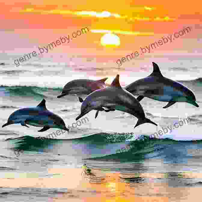 A Pod Of Playful Dolphins Leaping Out Of The Ocean Wild Beasts And Their Ways Reminiscences Of Europe Asia Africa And America Volume 1