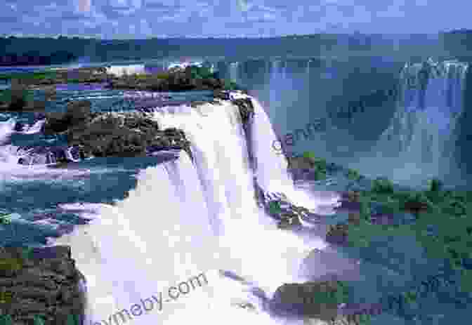 A Stunning View Of The Iguazu Falls, Argentina, With Its Cascading Waters And Lush Surroundings. Lonely Planet Best Of South America (Travel Guide)