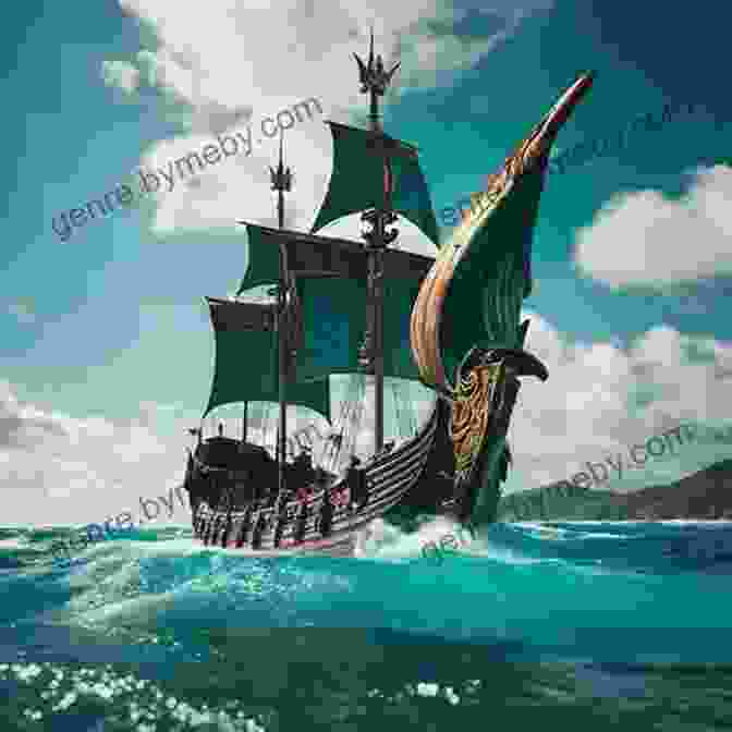 A Viking Ship, Its Sails Billowing In The Wind, Embarks On A Perilous Voyage Across The Icy Northern Seas. The Adventures Of Young Merlin Episodes 1 2: Babylonian Dragons Vikings And The Rainbow Bridge (New World Earth 2)