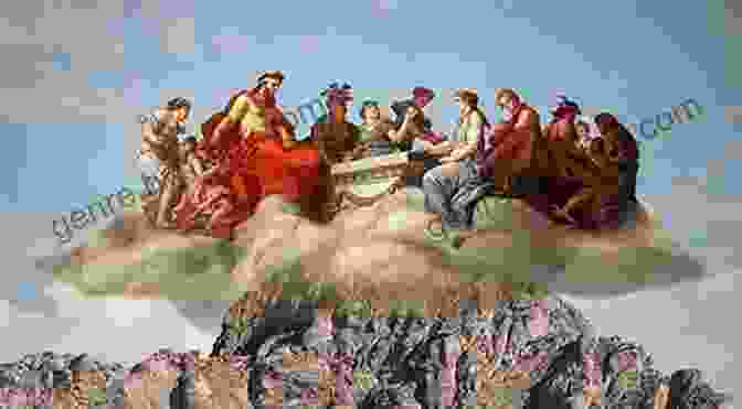 An Illustration Depicting The Majestic Greek Gods Gathered On Mount Olympus Gods And Heroes Or The Kingdom Of Jupiter (Illustrated)