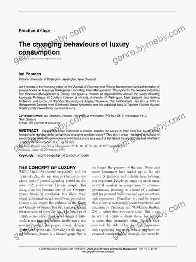 An Image Depicting The Evolving Nature Of Luxury Consumption, Showcasing A Shift From Material Possessions To Immersive Experiences. The Evolution Of Luxury Thomas H Becker