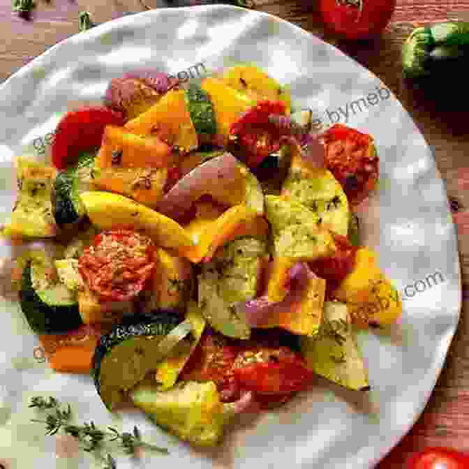 Assortment Of Roasted Vegetables Including Zucchini, Bell Peppers, Onions, And Tomatoes The Professional Keto Pizza Pasta Cookbook For Everyone: Quick Easy And Delicious Low Carb Ketogenic Italian Recipes To Enhance Weight Loss And Healthy Living