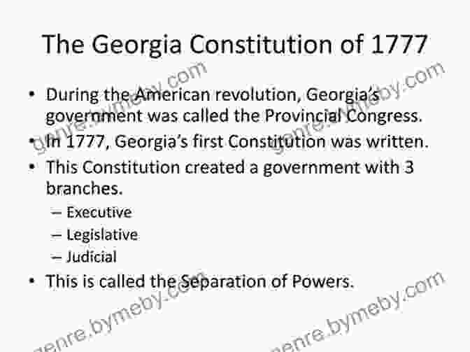 Image Of The Georgia Constitution Of 1777 The American Revolution In Georgia 1763 1789 (Georgia Open History Library)