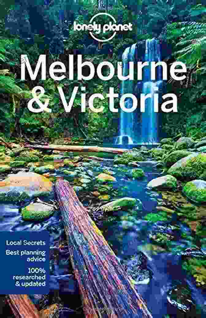 Lonely Planet Melbourne Victoria Travel Guide Open On A Table With A World Map Lonely Planet Melbourne Victoria (Travel Guide)