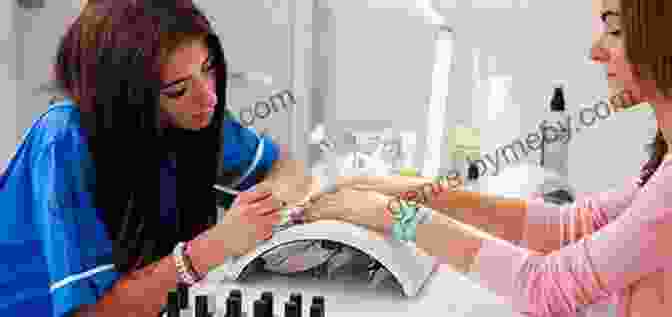 Nail Technician Examining A Client's Nails Nail Glam 101: Beginners Nail Technology Training Manual A Of How To S