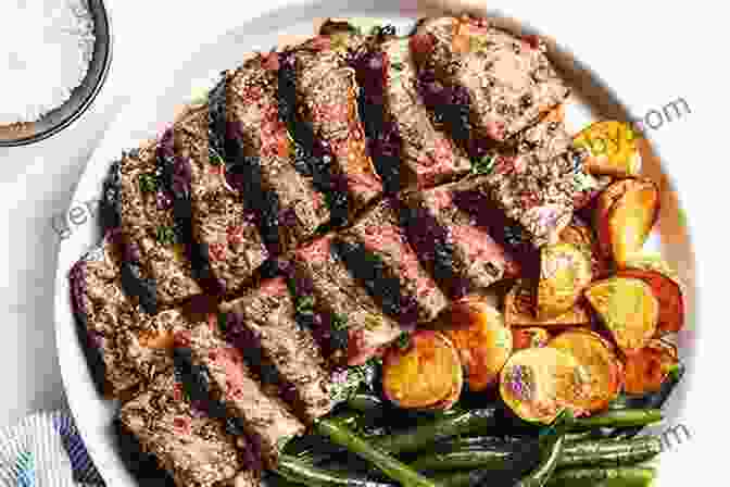 Photo Of A Sizzling Steak With Roasted Vegetables, Garnished With Fresh Herbs Sugar Cookie Galore: Fresh Out Of The Oven And Straight Into Your Mouth