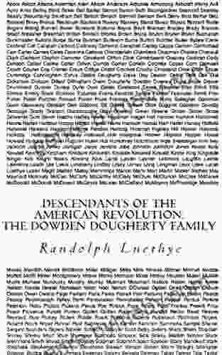 Descendants Of The American Revolution: The Dowden Dougherty Roork Sammon Mohler Families